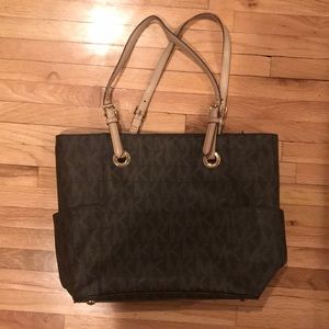 Michael Kors medium brown tote